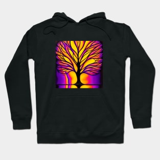 Bright Glow Tree of Life Hoodie